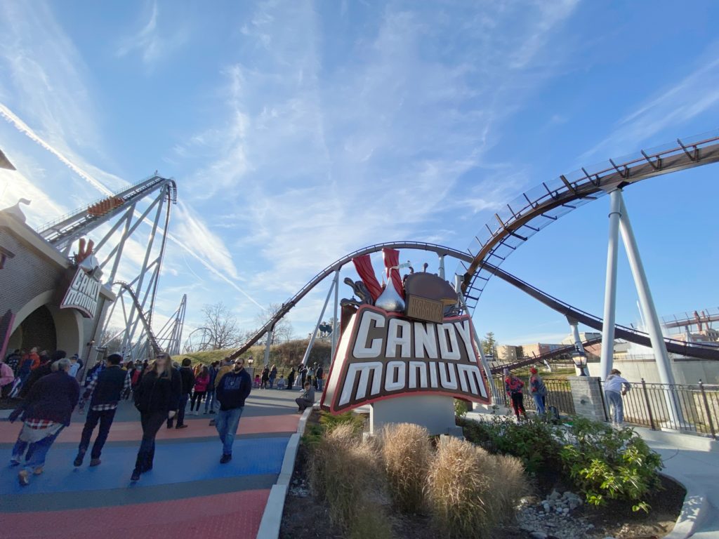Hersheypark Candymonium roller coaster. 