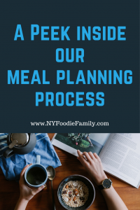 Check out how I make our family's weekly meal plan.