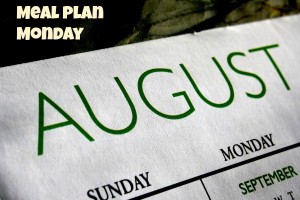 meal plan Monday August