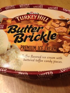 Butter Brickle ice cream
