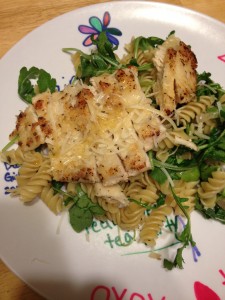 Garlicky Pasta with Tuscan Chicken