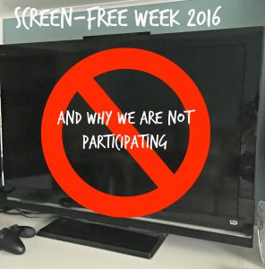 Screen Free Week