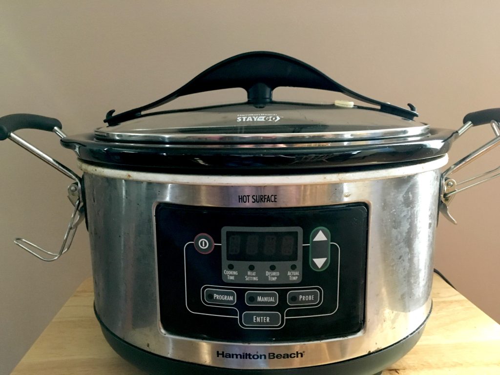 This Hamilton Beach Slow Cooker is one of the kitchen tools that I can't live without. There's nothing like prepping your slow cooker in the morning and having dinner ready when you get home from work!