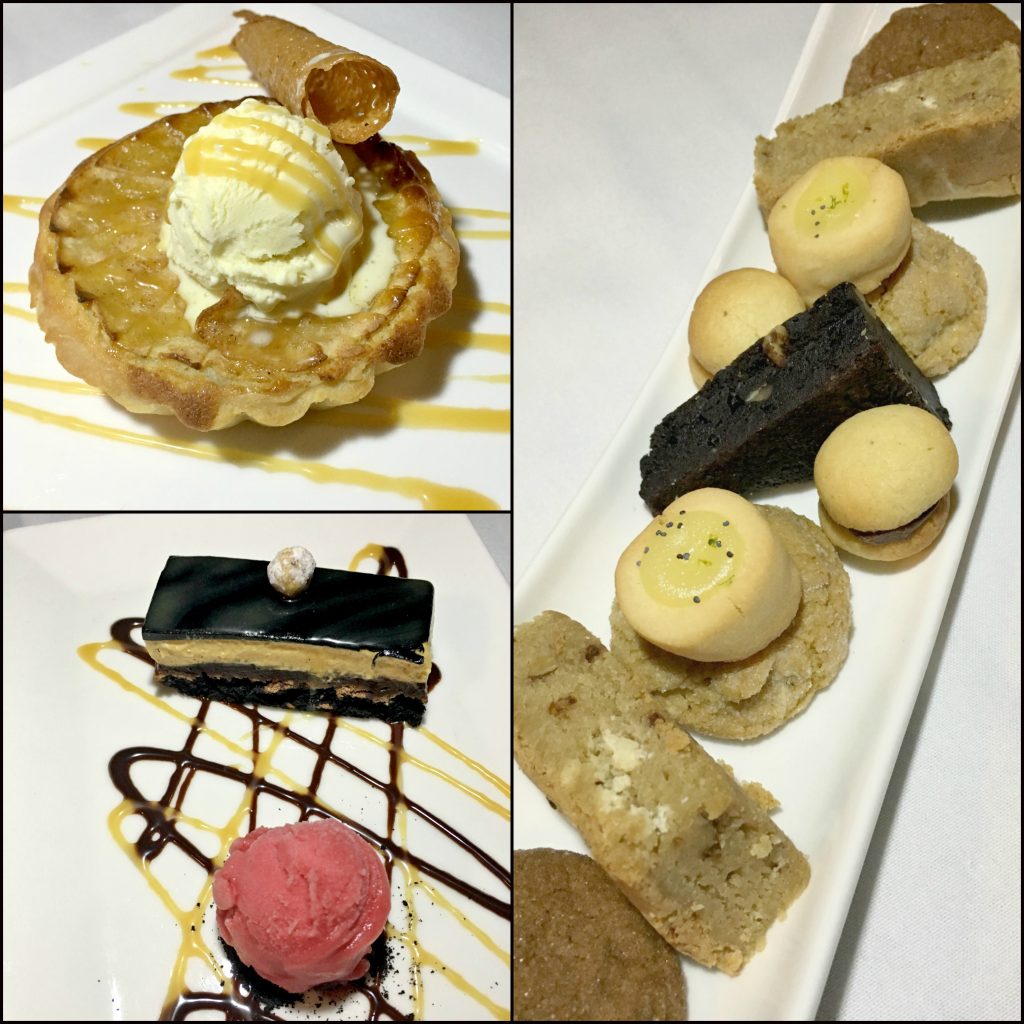 The desserts from the new fall menu at Winston Restaurant in Mt. Kisco.