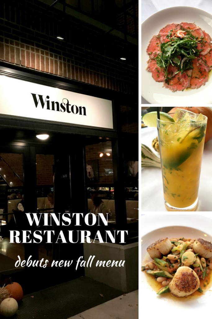 Winston Restaurant debuts new fall menu. 