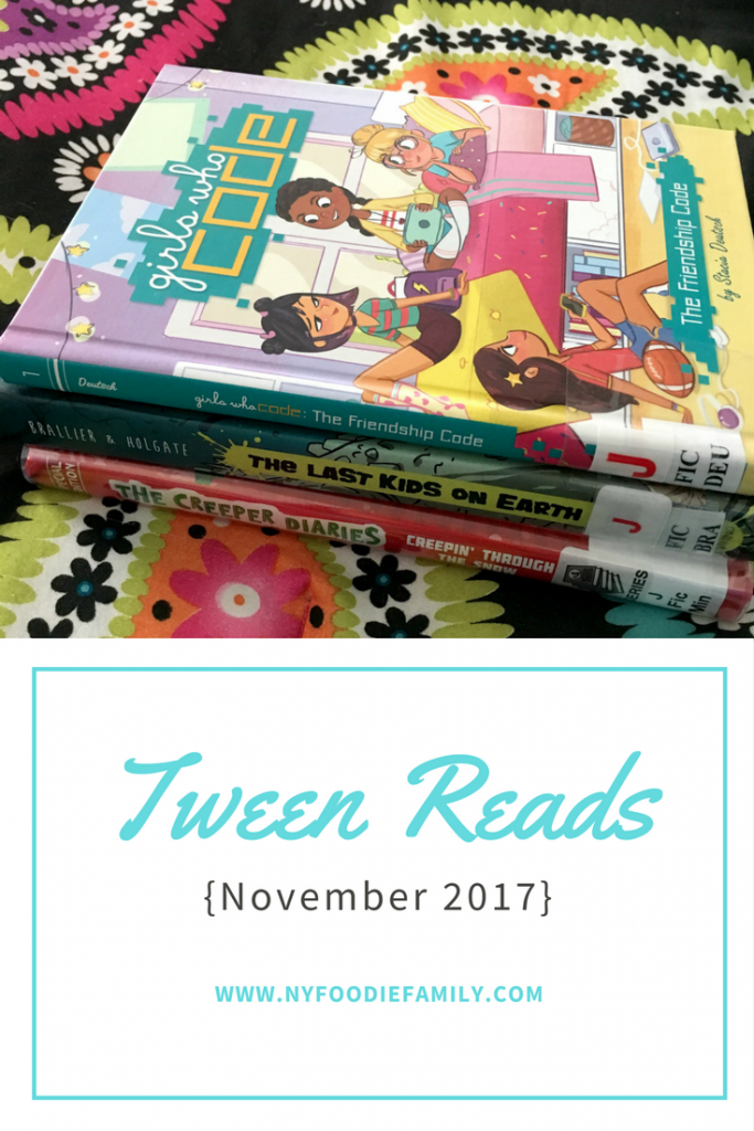 A roundup and review of the November tween reads of my two kids, ages 9 and 11.