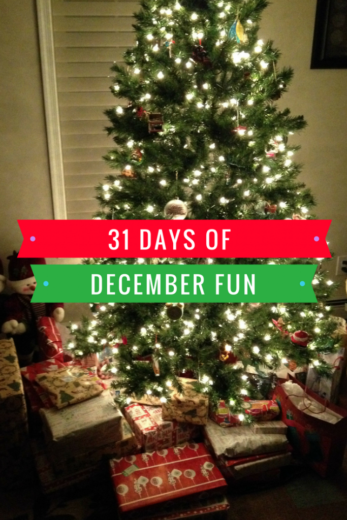 Here is a calendar of 31 days of December fun. If you are looking for some fun things to do this month I've got you covered!