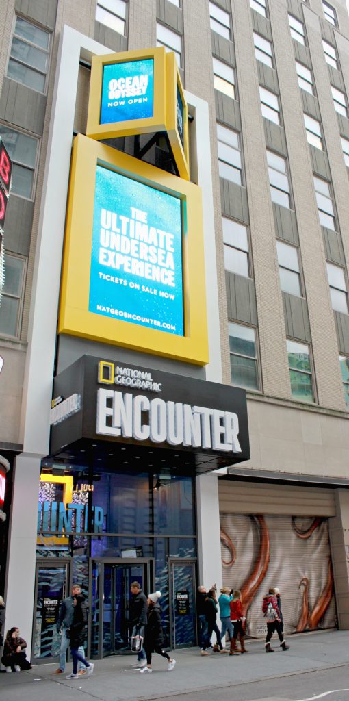 Located in Times Square in New York City, National Geographic Encounter Ocean Odyssey is a fun, family experience.