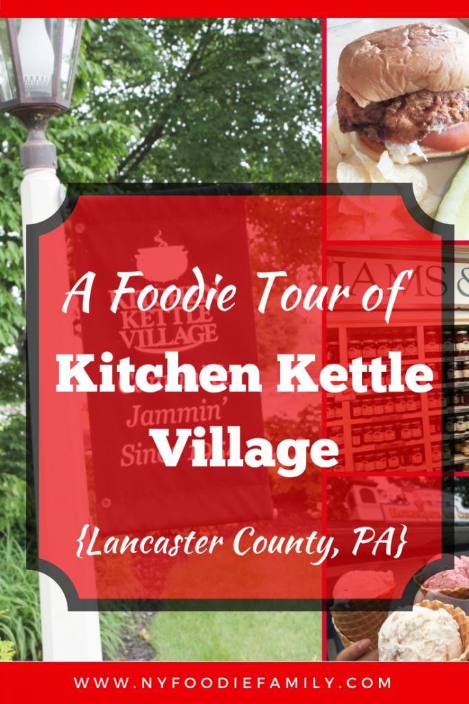 A foodie tour of Kitchen Kettle Village in Lancaster County Pennsylvania.