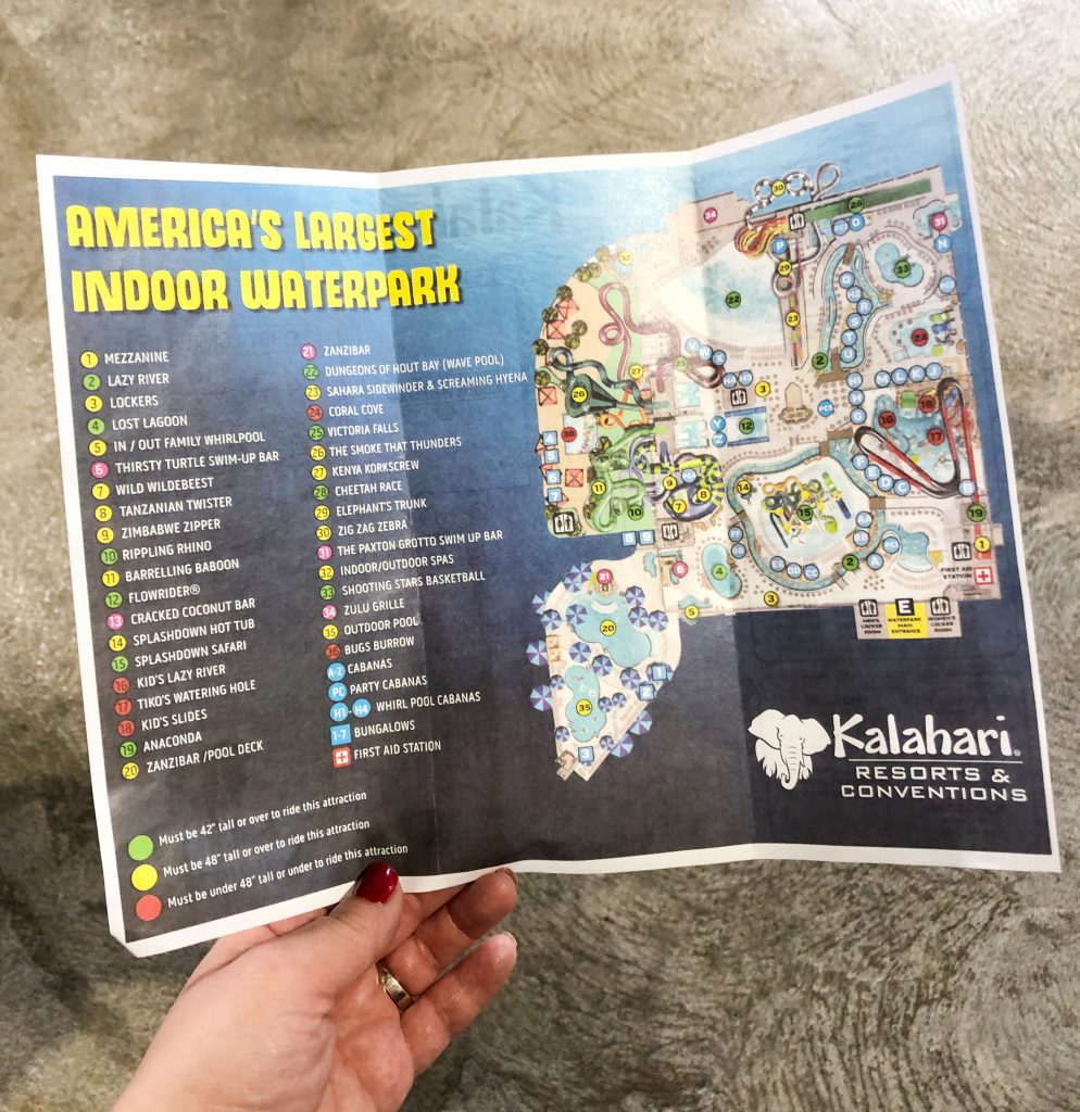 Kalahari Resort Wisconsin Dells Map