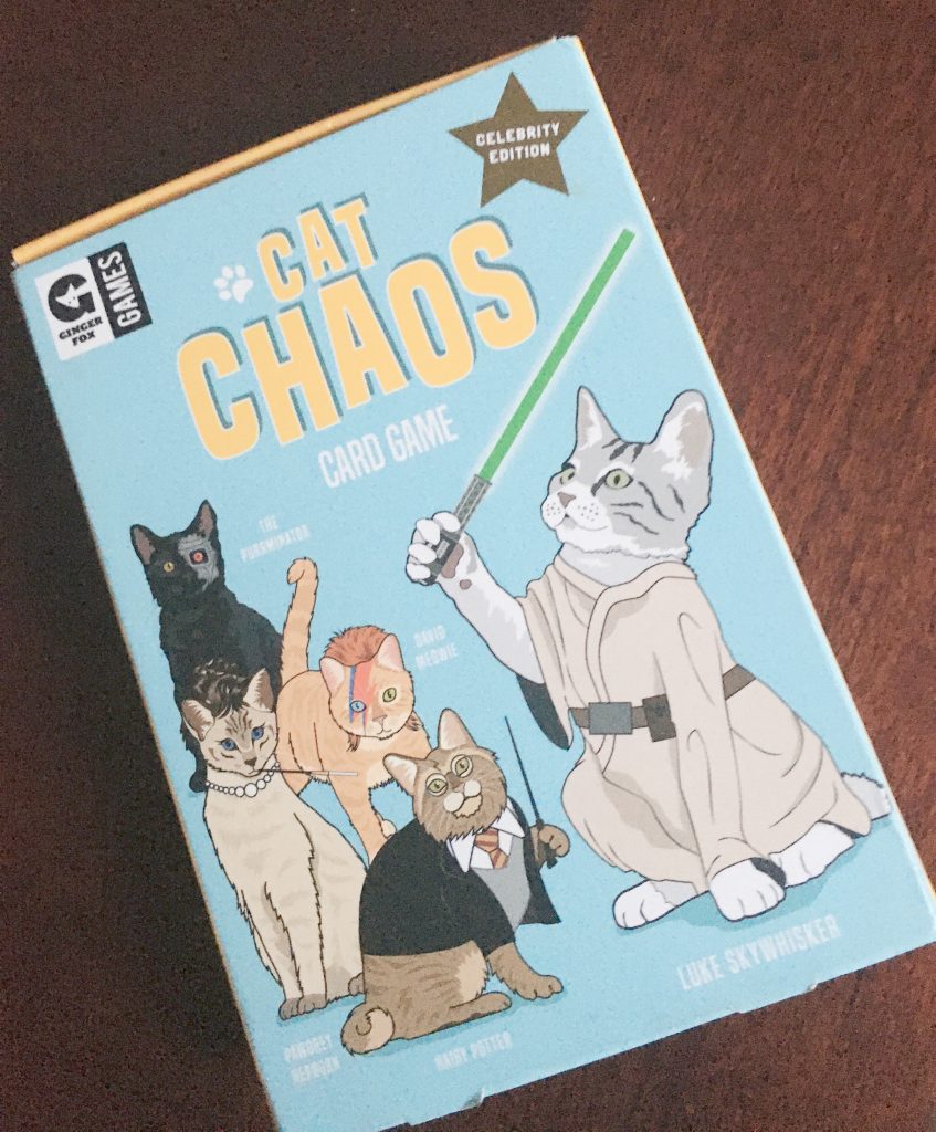 Ginger Fox Games 2017 Cat Chaos Card Game Celebrity Edition Ages 8 for sale online 