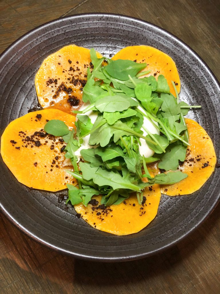 Diamond Mills Tavern Butternut Squash Carpaccio