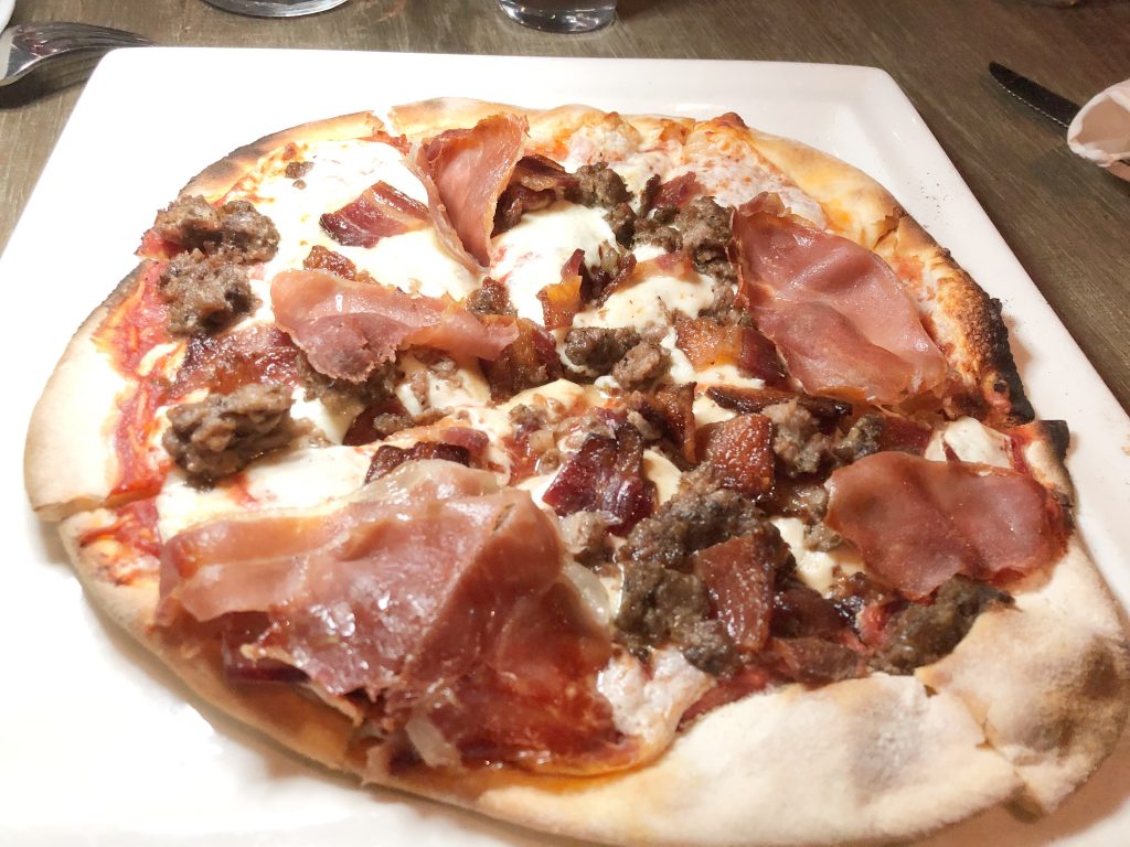 Diamond Mills Tavern Carnivore Pizza