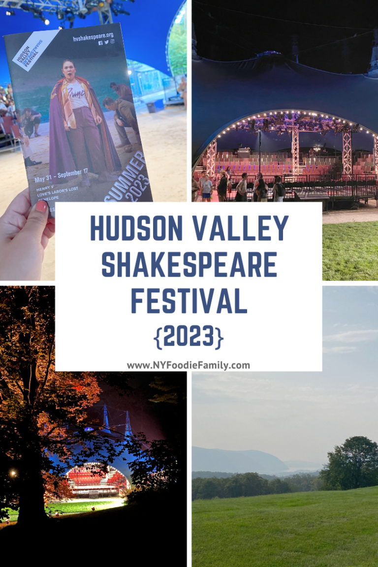 Hudson Valley Shakespeare Festival NY Foodie Family